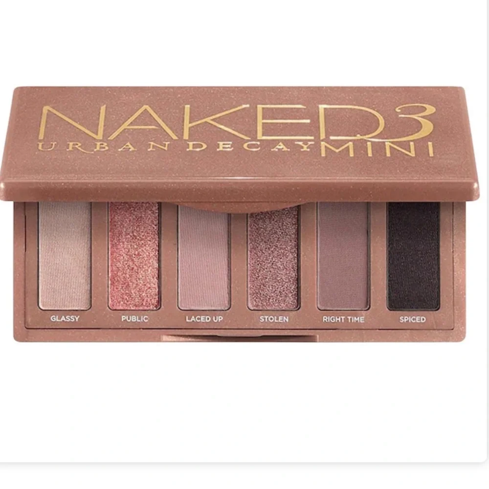 Urban Decay Naked3 Mini Eyeshadow Palette - Pink and Brown Shades - Picture 1 of 4